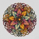 Ver imagem 2 de Mandala em Madeira, Impressão Uv - Mandala Cor