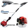 Derriçadeira Profissional Nakashi DL262MT2 Motor Mitsubishi TU26 26cc + Óleo Castrol Stihl - 4