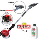 Ver imagem 2 de Derriçadeira Profissional Nakashi DL262MT2 Motor Mitsubishi TU26 26cc + Óleo Castrol Stihl