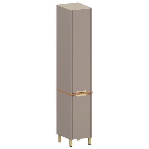 Paneleiro Armário de Cozinha 40cm 2 Portas Marina Cinammon L01 - Mpozenato