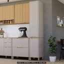 Ver imagem 2 de Paneleiro Armário de Cozinha 40cm 2 Portas Marina Cinammon L01 - Mpozenato