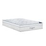 Cama Box com Baú Casal + Colchão de Molas Ensacadas - Ortobom - Freedom 138cm - Branco - 5