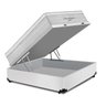 Cama Box com Baú Casal + Colchão de Molas Ensacadas - Ortobom - Freedom 138cm - Branco - 3