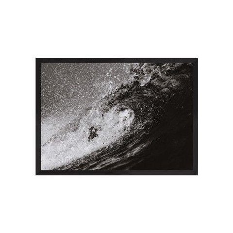 The Foam Wave:Preta/42 x 29.7 cm