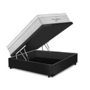 Ver imagem 3 de Cama Box com Baú Casal + Colchão de Molas Ensacadas - Ortobom - Freedom 138cm - Preto