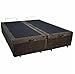 Ver imagem 5 de Base Cama Box com Baú Solteiro, Queen, Casal, King Suede Marrom - Marrom - Queen