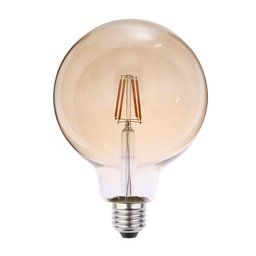 Lâmpada Filamento G125 E27 Retro Vintage Âmbar 2.400k Bivolt - 1
