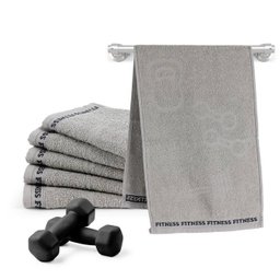 Kit 6 Toalhas Fitness Academia 100% Algodão 330g/m2 - 1