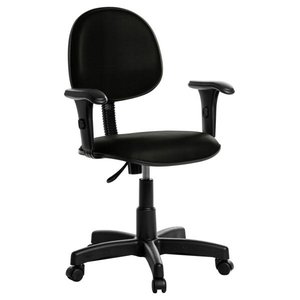 Cadeira de Escritório Executiva com Braços Rce Cor Preto
