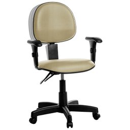 Cadeira Ergonômica Executiva com Braços Rce Bege - 1