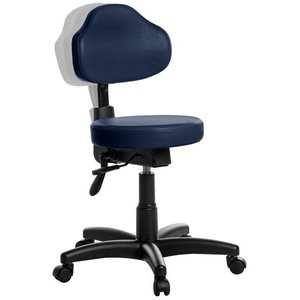 Mocho Ergonômica Estética Clinica Plus Rv Cor Azul Escuro