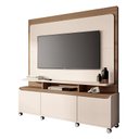 Ver imagem 2 de Estante Home Theater Quantum e Aparador Infinity e Mesa de Centro Sky com Tampo de Vidro Off White C