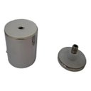 Ver imagem 2 de Prolongador Botton Inox 304 Vidro Guarda Corpo 50x40mm Cromado 10un