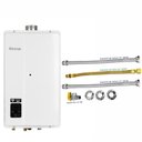 Ver imagem 1 de Aquecedor Rinnai 27 Litros E27 Feh Glp Branco (digital) + Kit Ligação de 40cm