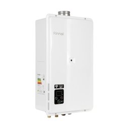 Aquecedor Rinnai 27 Litros E27 Feh Glp Branco (digital) + Kit Ligação de 40cm - 5