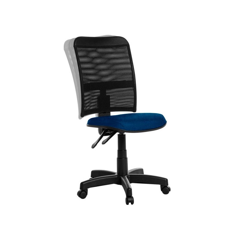 Cadeira de Escritório Ergonômica em Tela Rcp Cor Azul Cadeira de Escritório Ergonômica em Tela Rcp Cor Azul