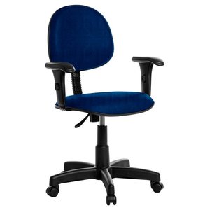 Cadeira de Escritório Executiva com Braços Azul Rcp
