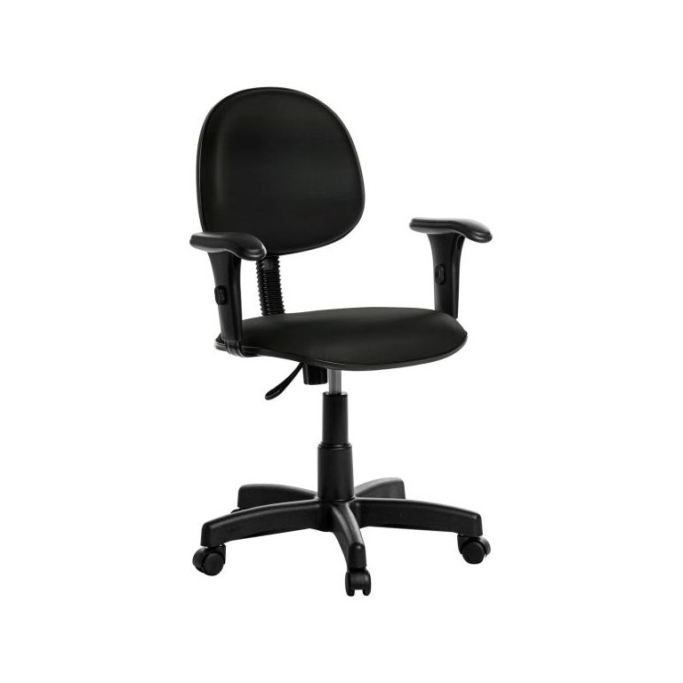 Cadeira de Escritório Executiva com Braços Preto Rv