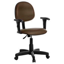 Cadeira de Escritório Executiva com Braços Marrom Rv - 1