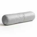 Ver imagem 3 de Almofada Travesseiro Bastão Tubo Rolo Dot 140cm Macia Veludo Cinza Claro - Abmaza