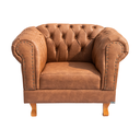 Ver imagem 2 de Kit 2 poltronas Chesterfield Capitonê Duque ECO Caramelo Decoração, Recepção, Salas de Tv e Estar