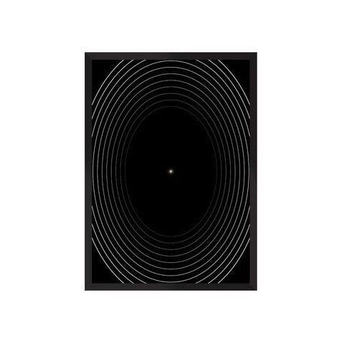 Ondas:Preta/59.4 x 42 cm