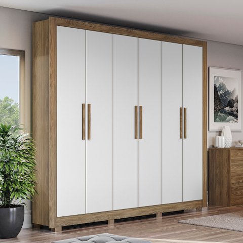 Guarda Roupa Kappesberg Cb02m569 6 Portas 2 Gavetas