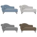 Ver imagem 1 de Divã Recamier com Almofada Larissa Lado Direito Linho Várias Cores - Qlare Estofados Divã Larissa Li