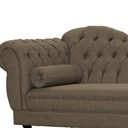 Ver imagem 4 de Divã Recamier com Almofada Larissa Lado Direito Linho Várias Cores - Qlare Estofados Divã Larissa Li