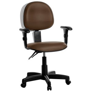 Cadeira Ergonômica Executiva com Braços Rv Cor -Marrom