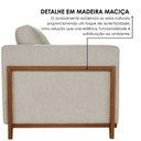 Ver mais imagens de Sofá Living 3 Lugares Linho 214cm Paris