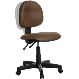 Cadeira de Escritório Ergonômica Executiva Rv Cor Marrom