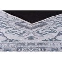 Ver imagem 2 de Tapete para Sala Funcional Medalhao 55 Cinza-Azul Claro 1,00X1,50M - J Serrano