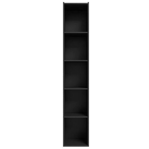 Estante Livreiro Multiuso Janaína 5 Nichos Preto