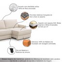 Ver imagem 7 de Sofá Sala de Estar Nilo Retratil Manual 180cm 2 Lugares Linho Off White m1 - Monari Design