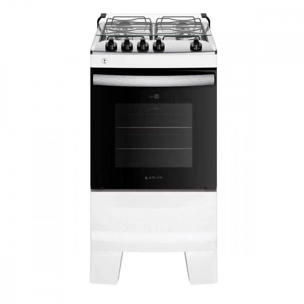 Fogão 4 Bocas com Mesa Inox Atlas Agile Up - 2