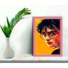 Quadro Decorativo Harry Potter Suspence + Vidro 33x25 Sala:rosa - 1