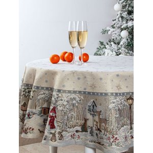 Toalha Redonda Floresta Encantada D186CM Portocale Home TM854D186