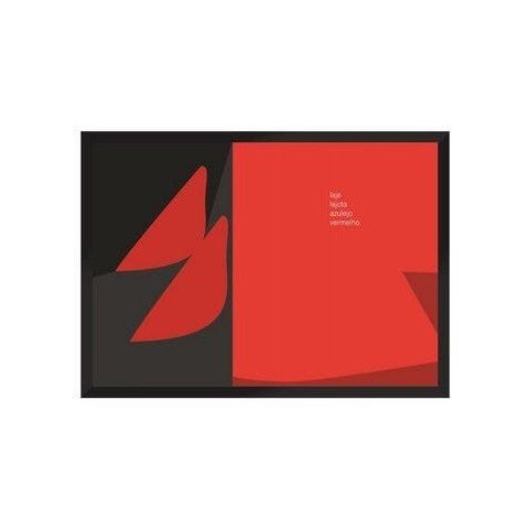 Laje, Lajota, Azulejo, Vermelho:Preta/59.4 x 42 cm