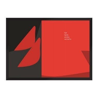 Laje, Lajota, Azulejo, Vermelho:Preta/42 x 29.7 cm