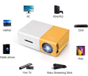 Ver imagem 3 de Plug Mini Projetor Portátil 1080p 600 Lumens Yg300 Cor Laranja