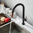 Ver imagem 3 de Torneira Cozinha Gourmet Bico Rose Extensível Preto Luxo