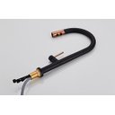 Ver imagem 6 de Torneira Cozinha Gourmet Bico Rose Extensível Preto Luxo