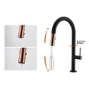 Ver mais imagens de Torneira Cozinha Gourmet Bico Rose Extensível Preto Luxo