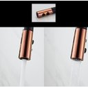 Ver imagem 5 de Torneira Cozinha Gourmet Bico Rose Extensível Preto Luxo