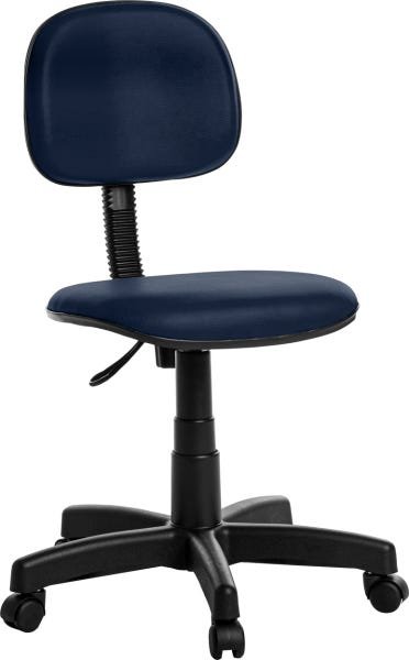 Cadeira de Escritório Secretária Azul Escuro Rv - 1
