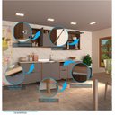 Ver imagem 4 de Cozinha Modulada Completa 6 Peças com Balcões Aéreos Gavetões e sem Tampo Aspen Luciane Móveis