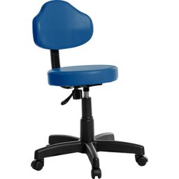 Cadeira Mocho Estética Odontologia Plus Azul Rce - 1