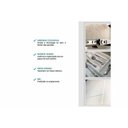 Ver imagem 4 de Cozinha Completa Bella 9 Peças (2aéreos+2balcões+2paneleiros+3complementos) C9p41 Nogal/cinza -