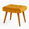 Kit Sofa Cama Mobly com 2 Banquetas Moderno Sala Quarto:amarelo - 9